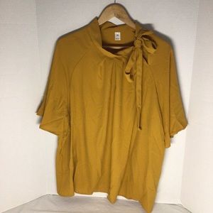 Gold color tunic top